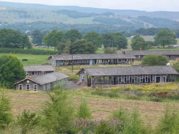 Derelict huts at Linton Camp (photo: Yorkshire Dales National Park Authority)