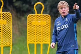 Bradford City manager Stuart McCall - pictured on the training ground in July 2020 Picture byline: supplied by Bradford City/Thomas Gadd