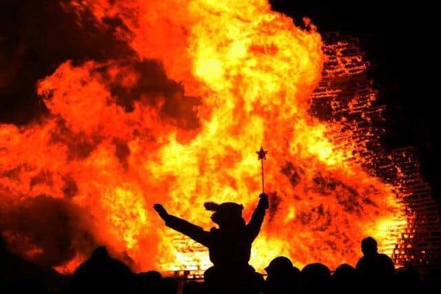 Leeds bonfire in 2012 (Simon Hulme/JPI)