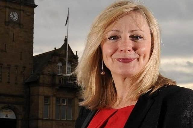 Pictured, Tracy Brabin, MP for Batley and Spen and Shadow Minister for Creative Industries, who worked at Fox's Biscuits in Batley when she was 18.