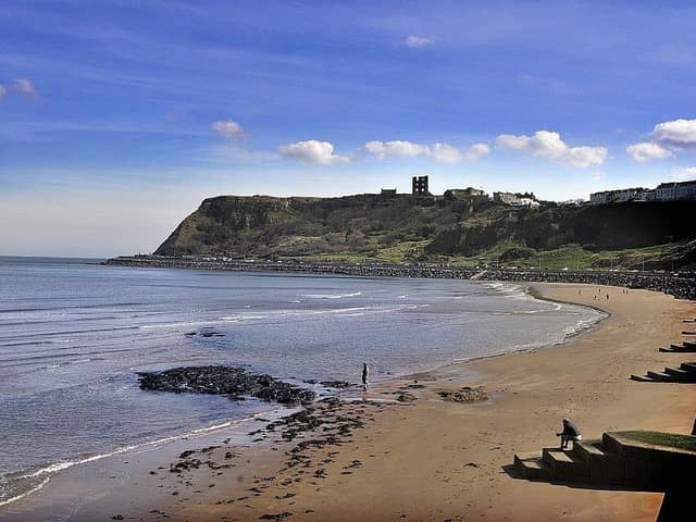 Scarborough's North Bay - and clifftop.