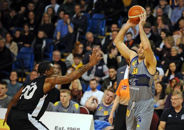 Sheffield Sharks v London Lions, Sheffield's Rob Marsden in action (Picture: Marie Caley)