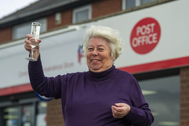 Retired postmistress Mrs Bridget Clark, 71, from Finningley near Doncaster, awarded the British Empire Medal in the Queen's Birthday honours, for services to the community. Under lockdown she rallied volunteers. Picture Tony Johnson
