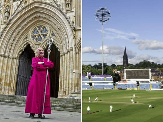 The Archbishop of York, Stephen Cottrell and Mark Arthur, chief executive at Yorkshire County Cricket Club, have both thrown their support behind The Yorkshire Post (Credit: JPI/SWPix)