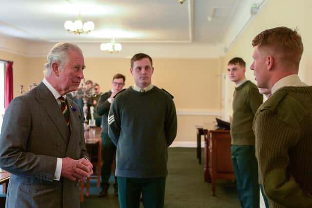 The Prince of Wales has visited the top-secret US spy base RAF Menwith Hill in North Yorkshire.