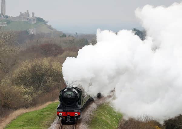 Steaming ahead: The new puzzle book features information on railways and locomotives. Photo: Andrew Matthews/PA