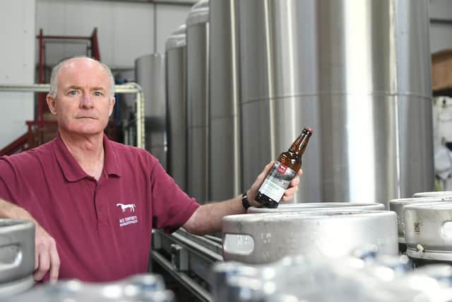 Nick Stafford Chairman of Hambleton Ales at Melmerby near Ripon. Pic: Gary Longbottom