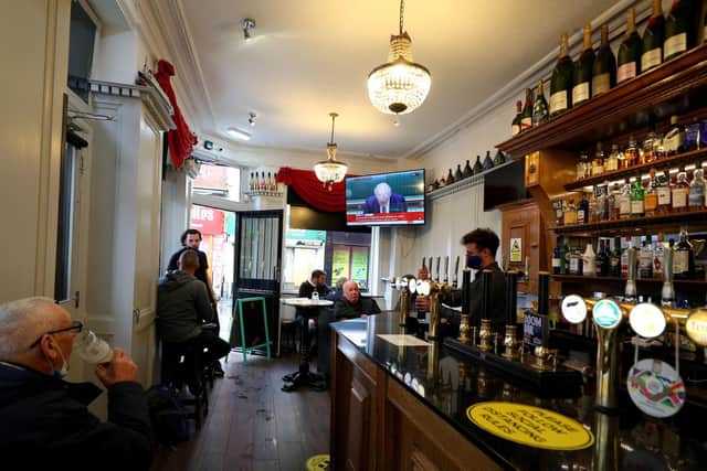 A pub in Liverpool, which has been placed into Tier 3 of restrictions and the hospitality sector forced to close again