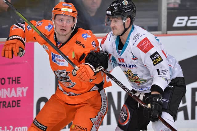 Defenceman Davey Phillips will play in Hungary this season, hooking up with former Sheffield Stee;ers' team-mate, Martin St Pierre. Picture: Dean Woolley.