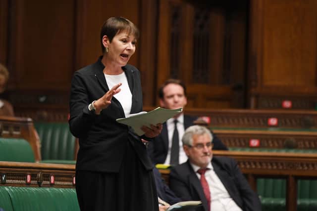 Caroline Lucas is the Green Party's only MP.