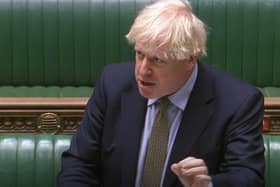 Boris Johnson clahsed with Sir Keir Starmer at Prime Minister's Questions.