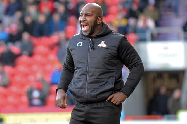 Doncaster Rovers' manager Darren Moore