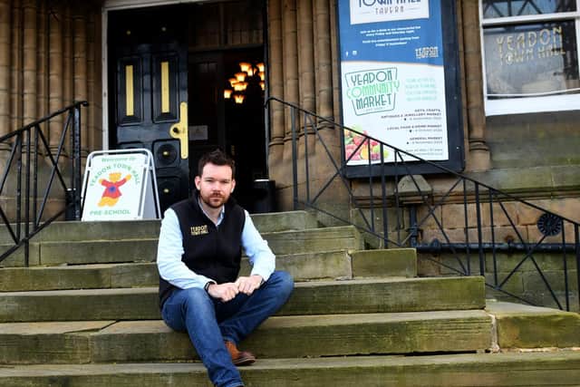 Jamie Hudson, CEO of Yeadon Town Hall, says the venue needs a 'miracle' to survive the Covid-19 pandemic after missing out on Arts Council funding