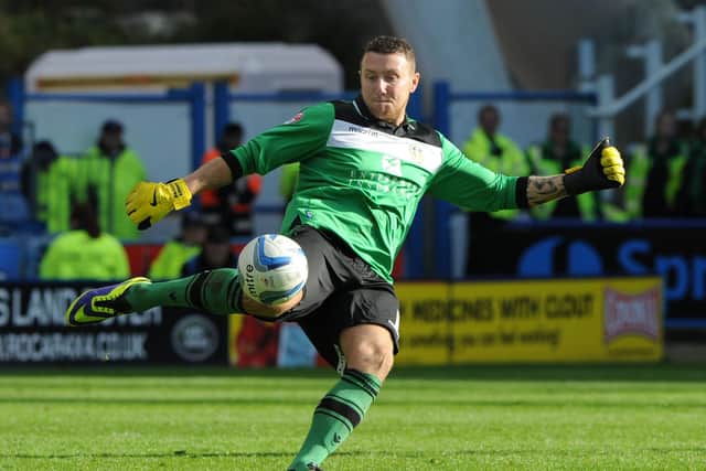 Leeds United's Paddy Kenny: In action against Huddersfield.