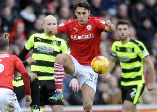 Matty James, pictured during his first loan spell at Oakwell. Photo: Simon Hulme.
