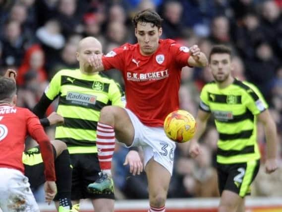 Matty James, pictured during his first loan spell at Oakwell. Photo: Simon Hulme.