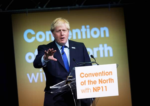 This was Boris Johnson addressing last year's Convention of the North shortly after he became Prime Minister.