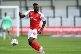 FREDDIE LADAPO: The Rotherham United striker had a mixed day