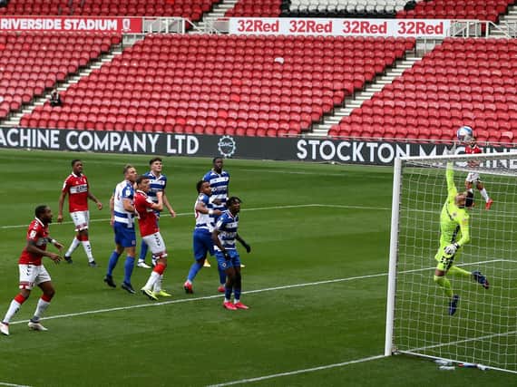 Middlesbrough v Reading FC, Sky Bet Championship, October 17, 2020. Picture: Richard Sellers/PA Wire.
