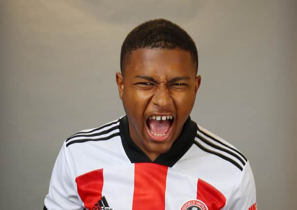 Rhian Brewster of Sheffield United unveiled at the Steelphalt Academy, Sheffield. United paid £23m for his services (Picture: SportImage)
