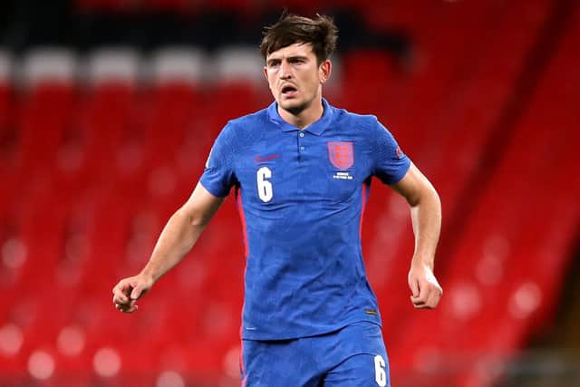 England's Harry Maguire during the UEFA Nations League Group 2, League A match at Wembley Stadium (Picture: PA)