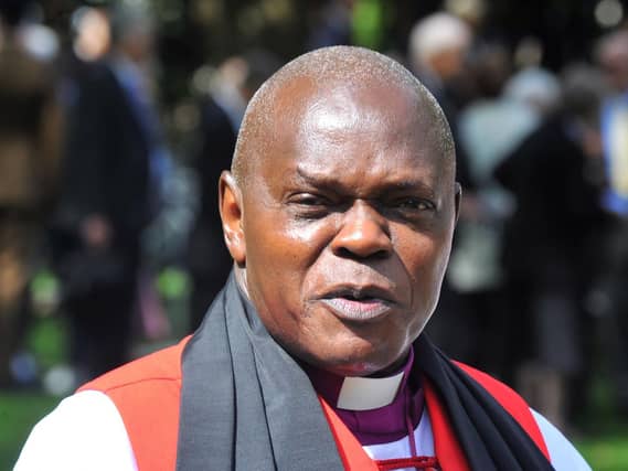 Former Archbishop of York John Sentamu