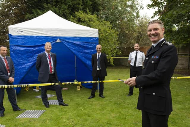 West Yorkshire Police open the new CSI training centre at Wetherby Police Station