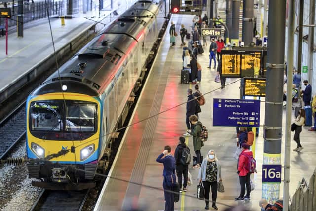 Fewer people are travelling by train since the lockdown.