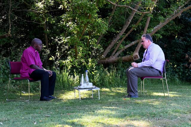 Dr John Sentamu gave an exclusive interview to The Yorkshire Post's Tom Richmond when he retired as Archbishop of York.