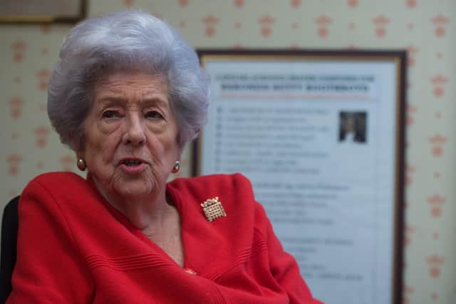 Baroness Betty Boothroyd is a former Speaker of the House of Commons. She has made an outspoken speech against Boris Johnson and his government.