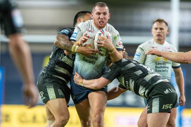 LEFT OUT: Leeds Rhinos' Cameron Smith didn't make the cut for Wembley. Picture: Bruce Rollinson
