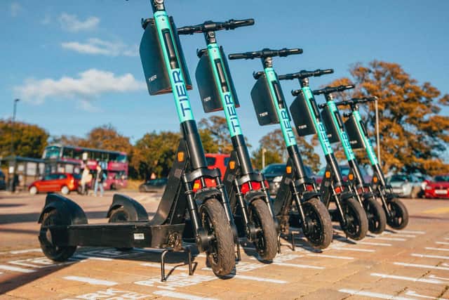 Fifty of the two-wheeled vehicles with small electric motors, made by TIER UK, have been deployed in and around the University of York.