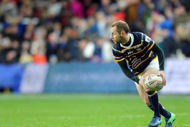 Rob Burrow in his playing pomp for Leeds Rhinos.