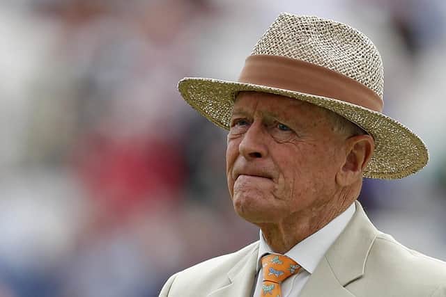 Sir Geoffrey Boycott is celebrating his 80th birthday today. Photo credit: Getty images.