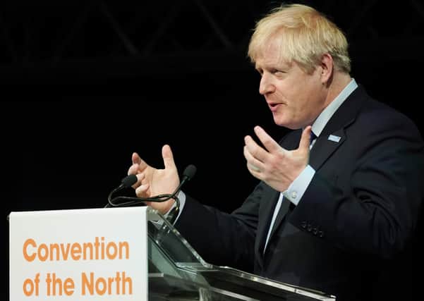 This was Boris Johnson addressing last year's Convention of the North - but has he lost the trust of the region?