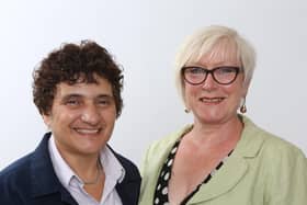 Hattie Hasan MBE and Mica May.