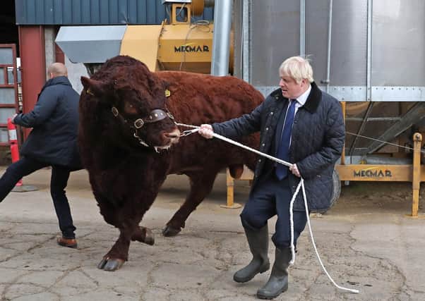 Boris Johnson stands accused of betraying British farmers.