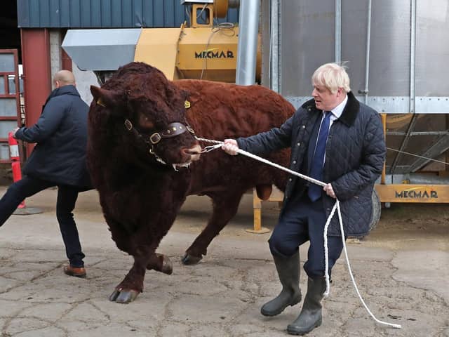Boris Johnson stands accused of betraying British farmers.