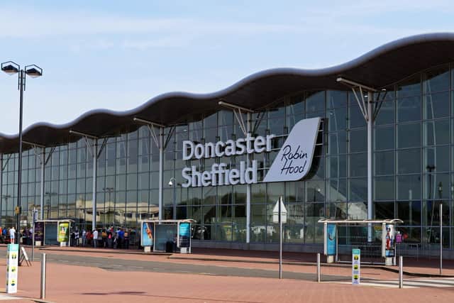 The Government has declined to back plans to build a rial link to Doncaster Sheffield Airport.