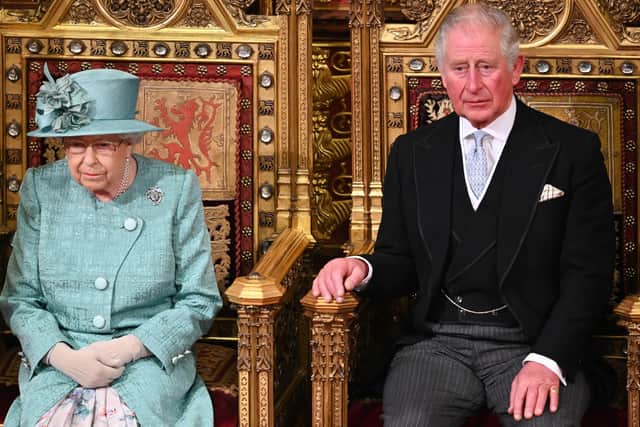 The Queen and Prince of Wales at the State Opening of Parliament in December 2019 after Boris Johnson won that month's general election. (Photo by Paul Edwards - WPA Pool/Getty Images)