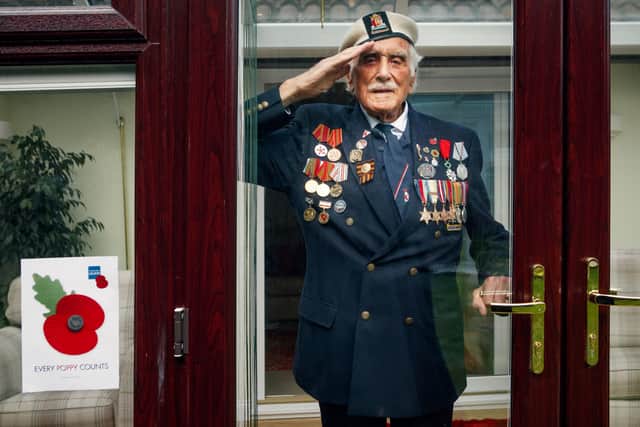 World War Two veteran Bill Taylor is part of this year's Royal British Legion poppy appeal.