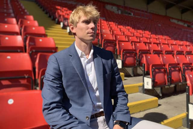 Dane Murphy, chief executive of Barnsley. Picture supplied by Barnsley FC