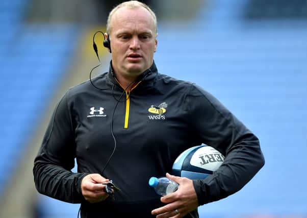 Now - Lee Blackett, head coach of Wasps (Picture: PA)