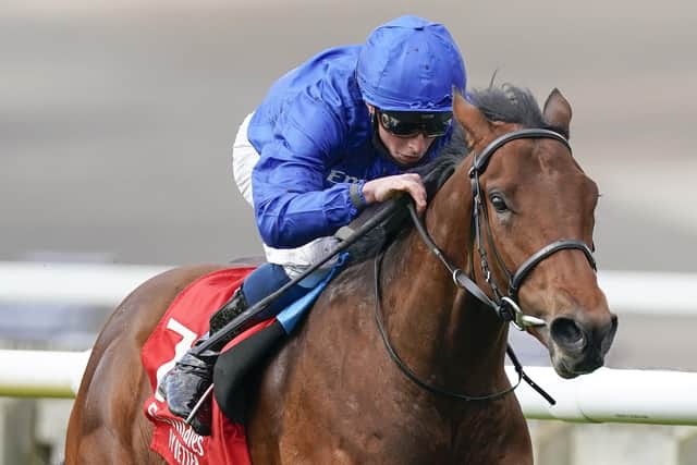 One Ruller and William Buick line up in the Vertem Futurity Trophy at Doncaster today on the back of this classy win at Newmarket.
