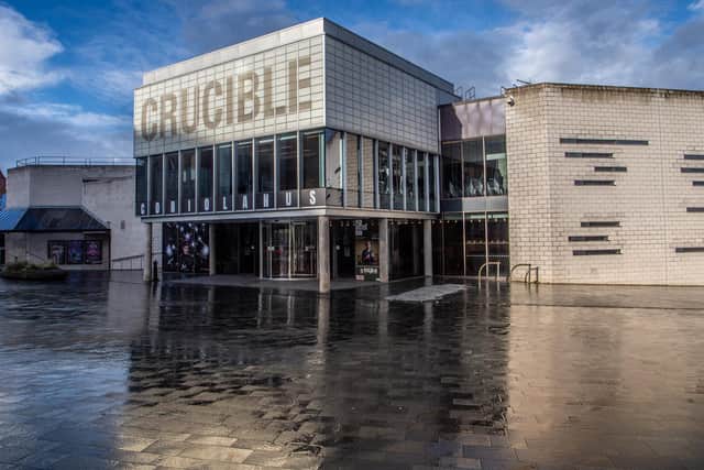 Crucible theatre in Sheffield