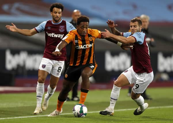 IN CONTENTION: Hull City striker Mallik Wilks. Picture: Alastair Grant/NMC Pool/PA.