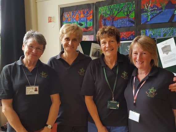 North Yorkshire Rotter Joan Nicholson, far left, with  Sara Allen, Cath Wilson and Janet Edmundson