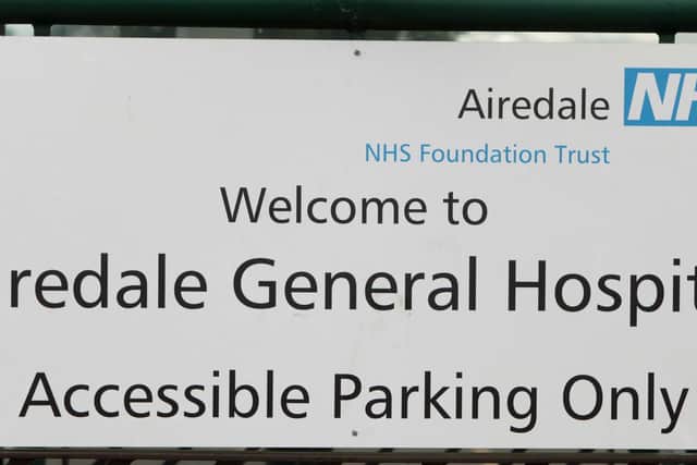 Airedale Hospital at Keighley. Picture: SWNS