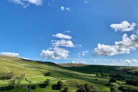 Pictured, a view of Malham in  the Yorkshire Dales. Farmer Sam Stables moved the flock to his farm in Hereford from Malham, North Yorkshire, overnight in March. Photo credit: JPIMedia.