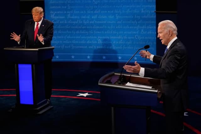 President Donald Trump and Joe Biden, the former Vice President, took part in two TV debates that were, at times, ill-tempered.